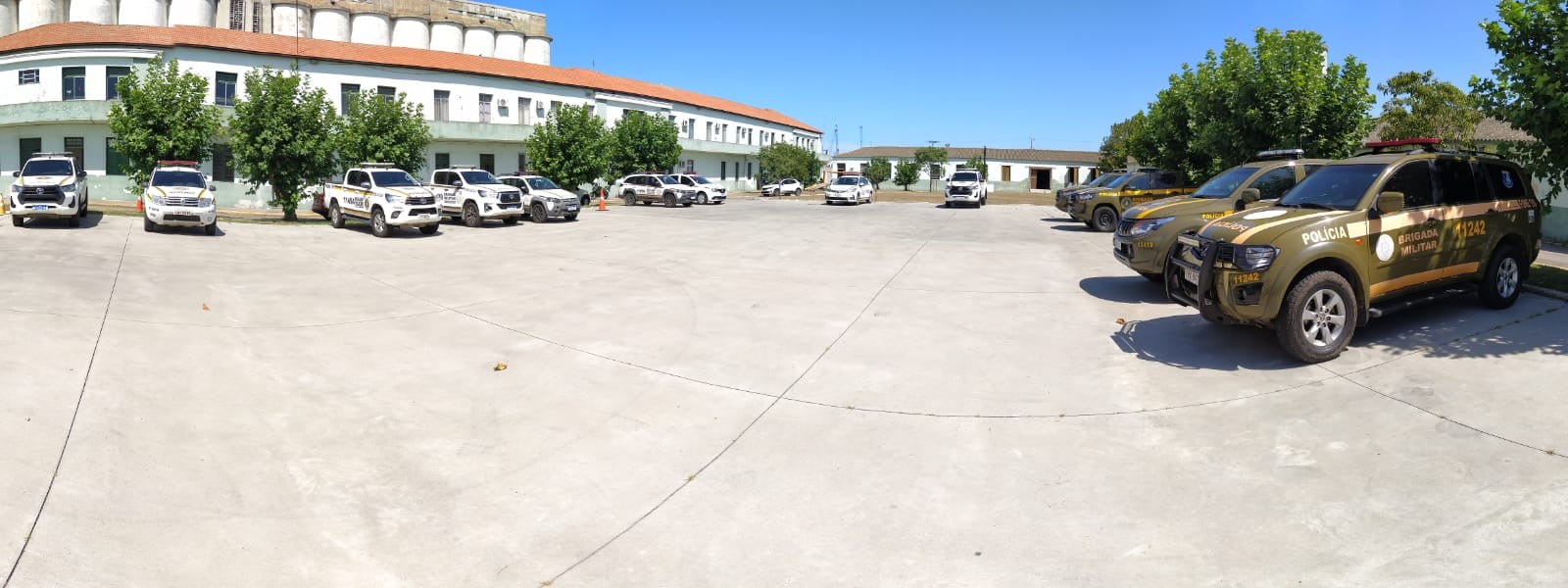 Brigada Militar de Rio Grande recebe reforço de 20 policiais e cinco viaturas