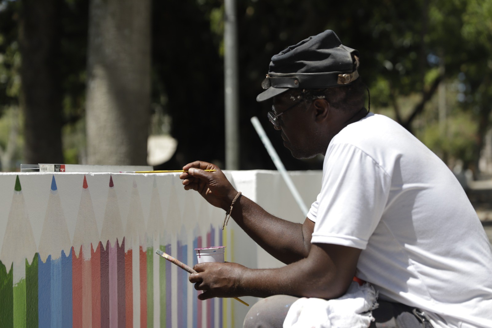 Área infantil da Praça Tamandaré passa por revitalização