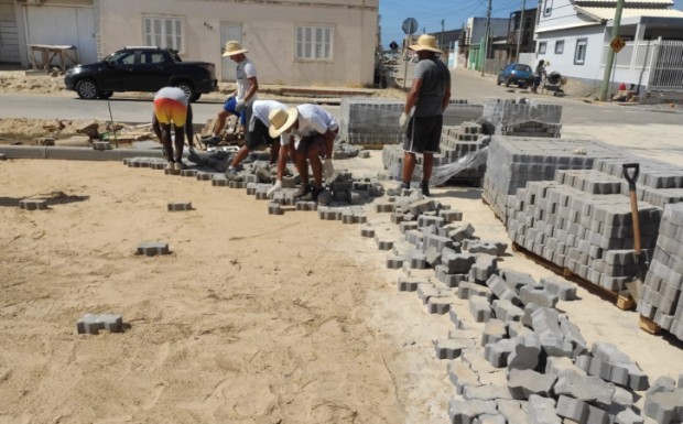 Obras de pavimentação em São José do Norte avançam no mês de fevereiro
