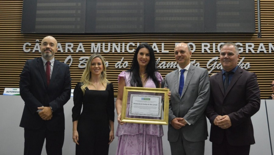 Câmara Municipal homenageia a Promotoria de Justiça do Rio Grande pelos 190 anos