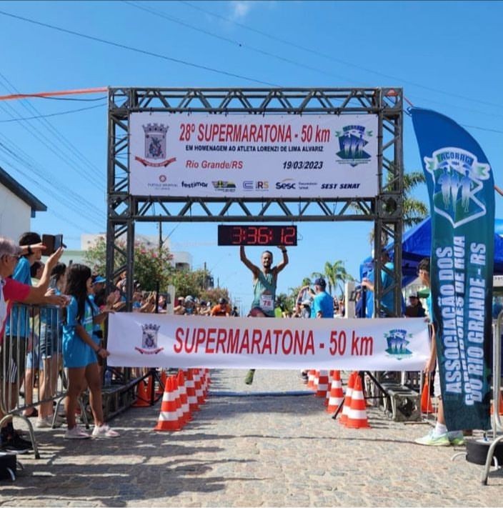 Rio-grandino Jeferson Lopes vence a 28ª Supermaratona Cidade do Rio Grande