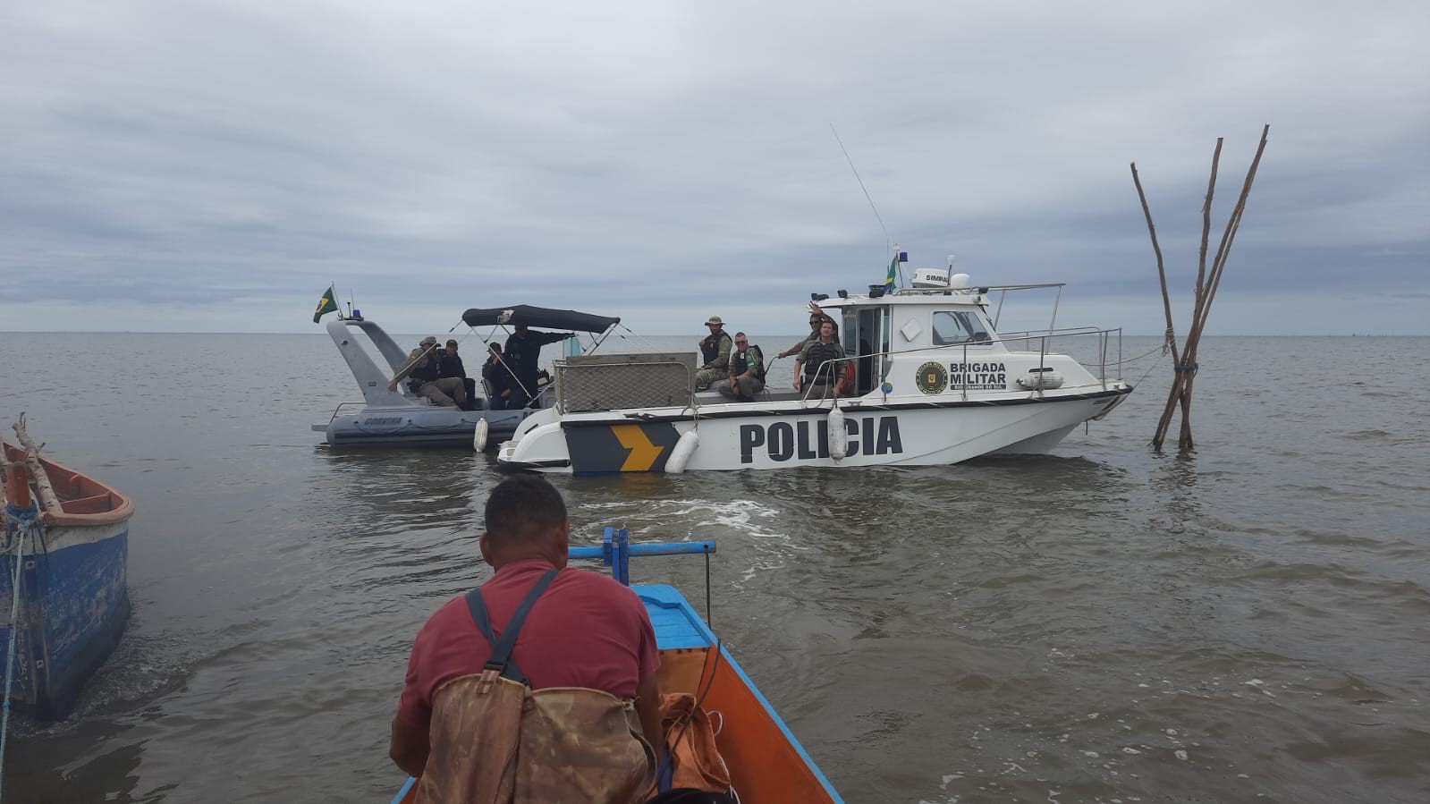 Patram realiza operação de fiscalização de pesca de arrasto 