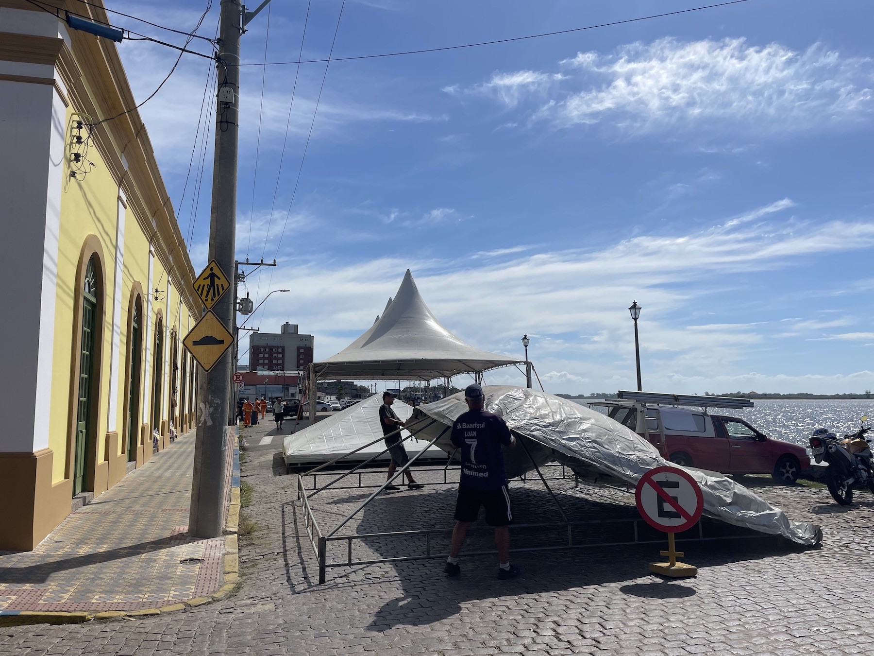Festimar já está sendo montado em Rio Grande