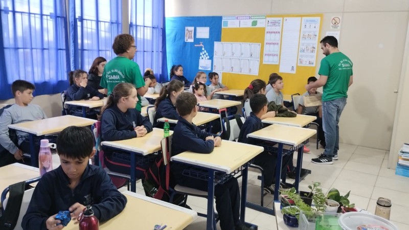 Educação ambiental é tema de ação em escolas de São José do Norte