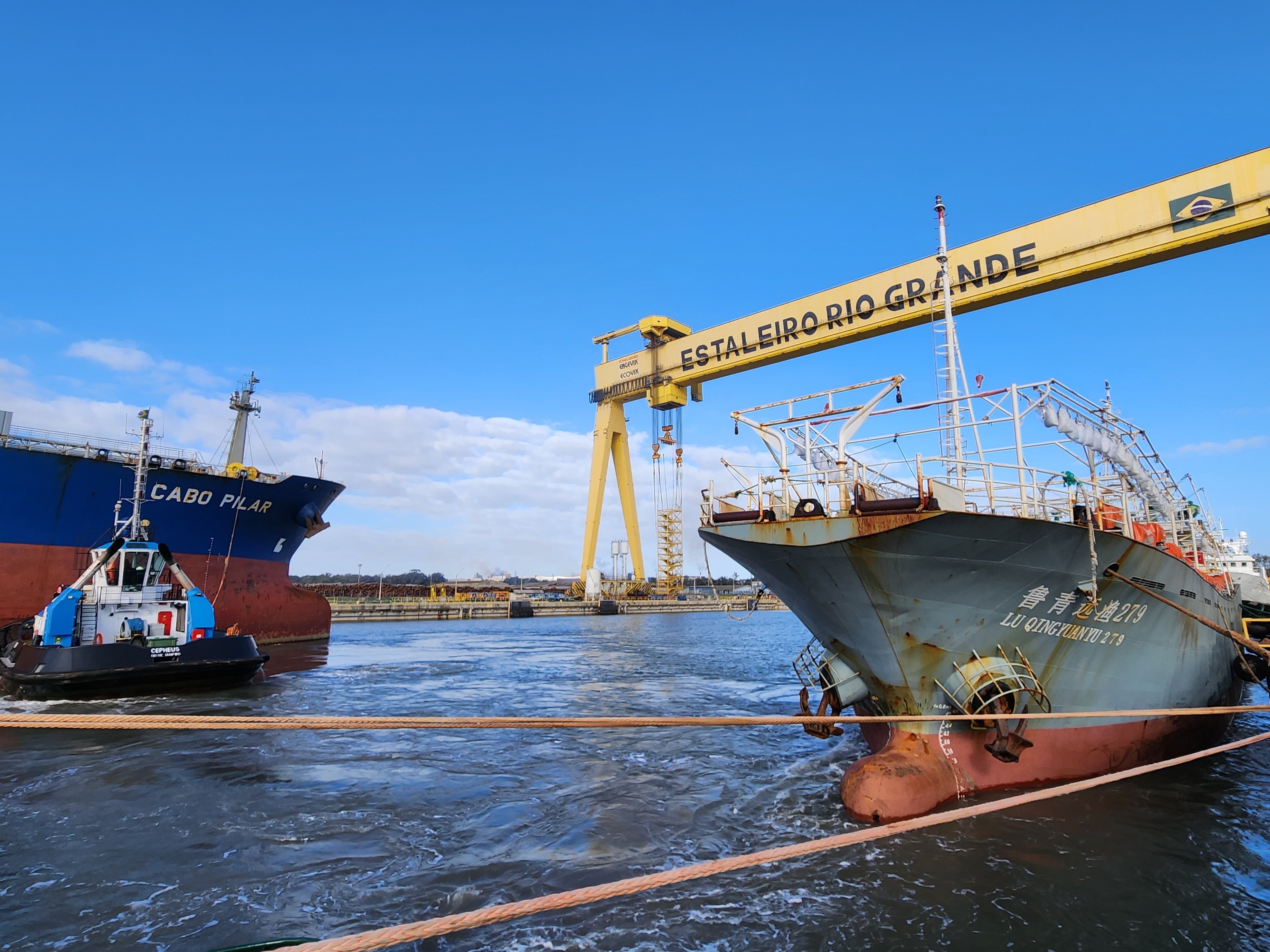 Mais um navio deve atracar no Estaleiro Rio Grande no dia 21 de abril 