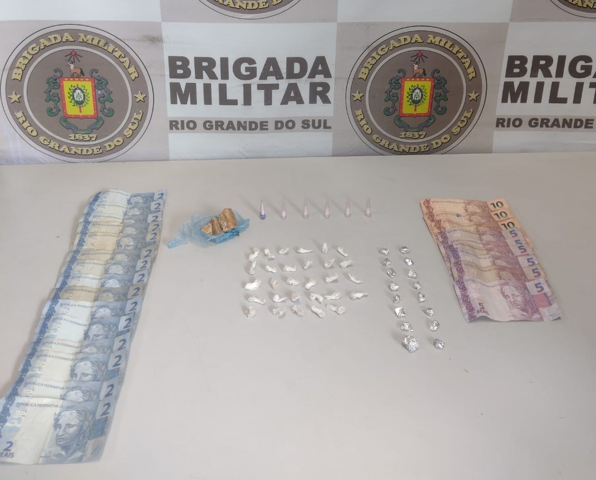 Brigada Militar prende homem por tráfico de drogas no BGV, em Rio Grande