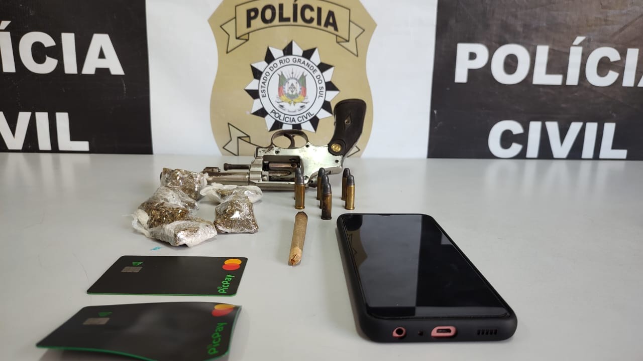 Operação "PROPHYLAXIS" combate a violência e resulta na prisão de suspeito por posse ilegal de arma de fogo e tráfico de drogas em Rio Grande