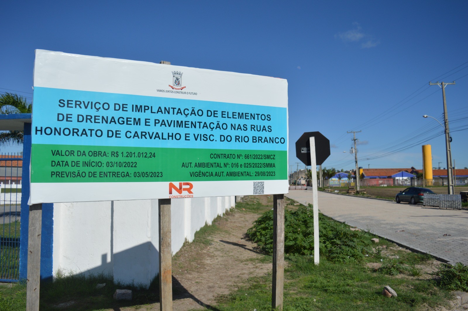 Obras de pavimentação nas nos bairros Nossa Senhora de Fátima, Rural e Lagoa devem ser finalizadas no final do semestre, afirma Prefeitura