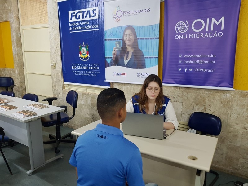 Sine e Anhanguera contam com ação especial para imigrantes em Rio Grande