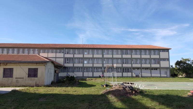 Obras na Escola Alfredo Rodrigues, em Rio Grande, são retomadas