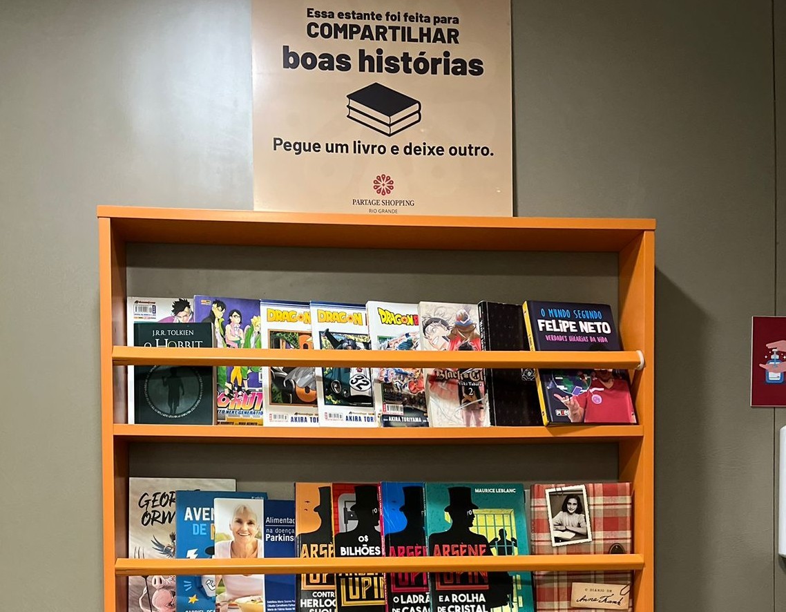 Com Cantinho da Leitura e Sala do Bem, Partage Shopping Rio Grande promove ações fixas que beneficiam a comunidade