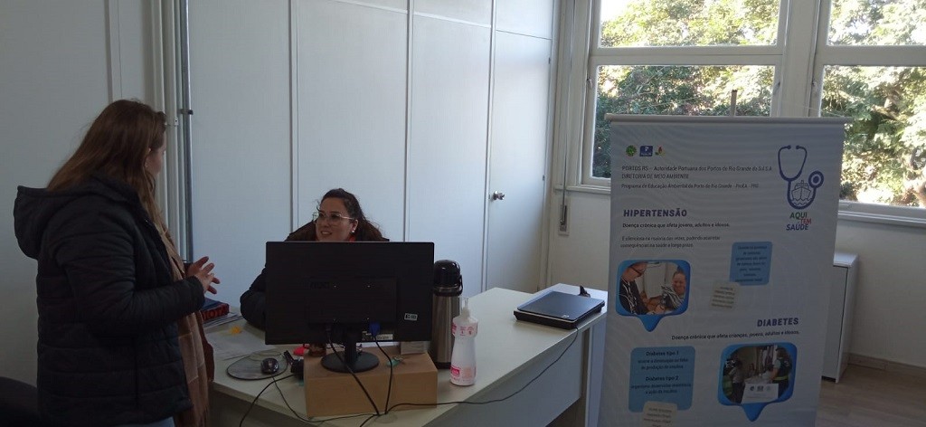 Trabalhadores administrativos da Portos RS participam de projeto de Saúde