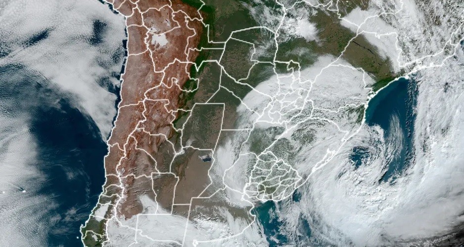 MetSul tranquiliza população quanto à severidade do ciclone que atinge o RS nesta semana