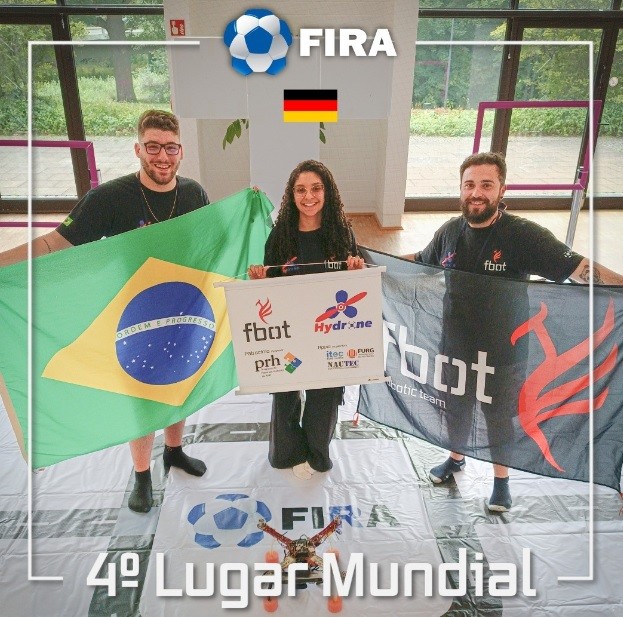 Equipe Hydrone da Furg conquista 4º lugar em competição internacional de robótica