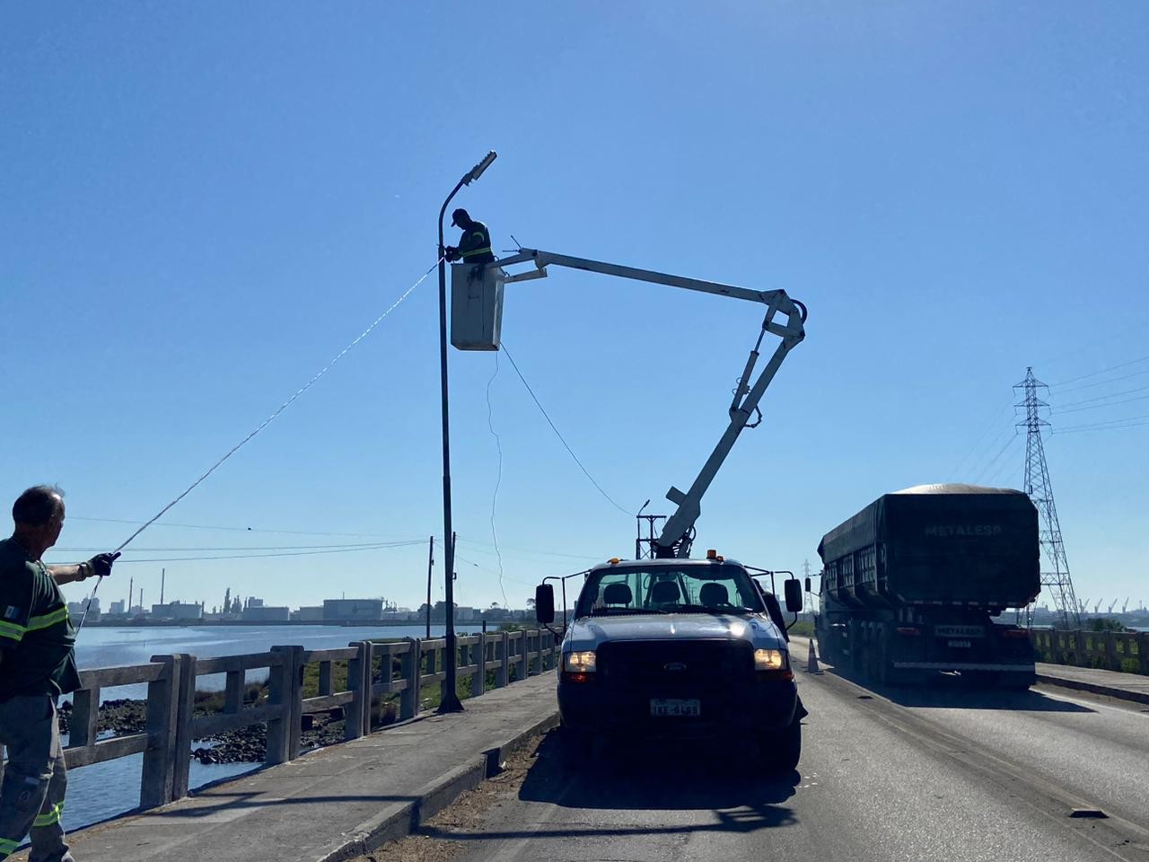 Energia elétrica na Ponte dos Franceses é restabelecida