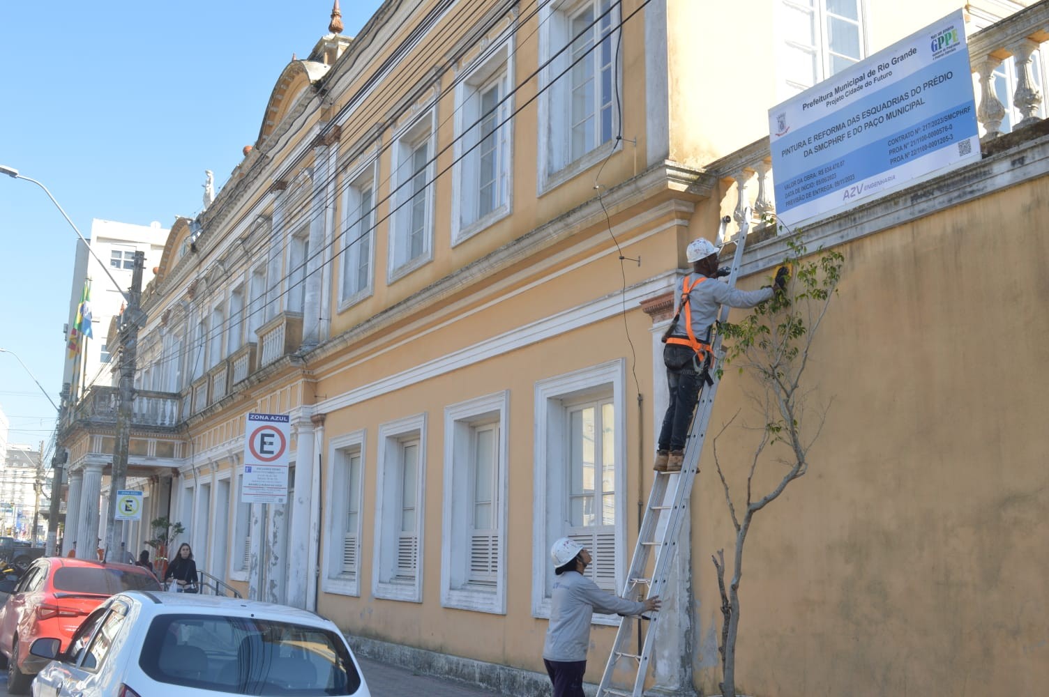 Restauração do Paço Municipal de Rio Grande deve ser concluída em novembro