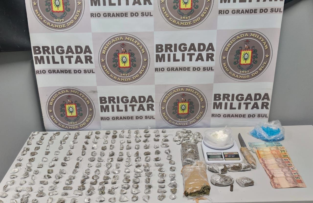 Homem é preso nesta madrugada (4) no BGV por tráfico de drogas