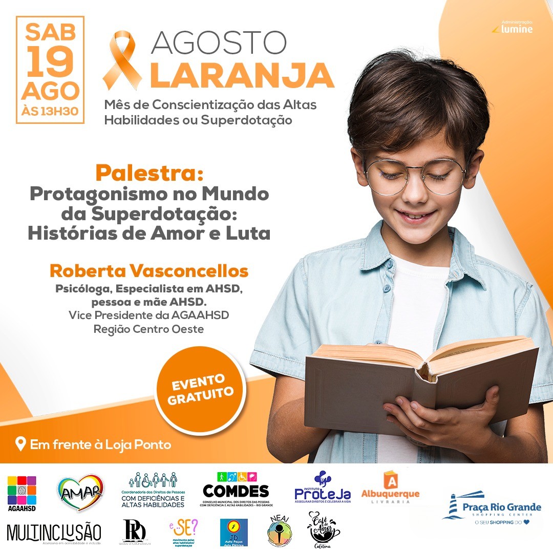 Praça Shopping tem programação especial sobre Altas Habilidades e Superdotação nesta tarde (19)