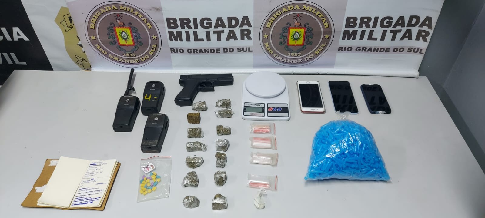 6º BPM apreende adolescentes por tráfico nos bairros Castelo Branco e Junção