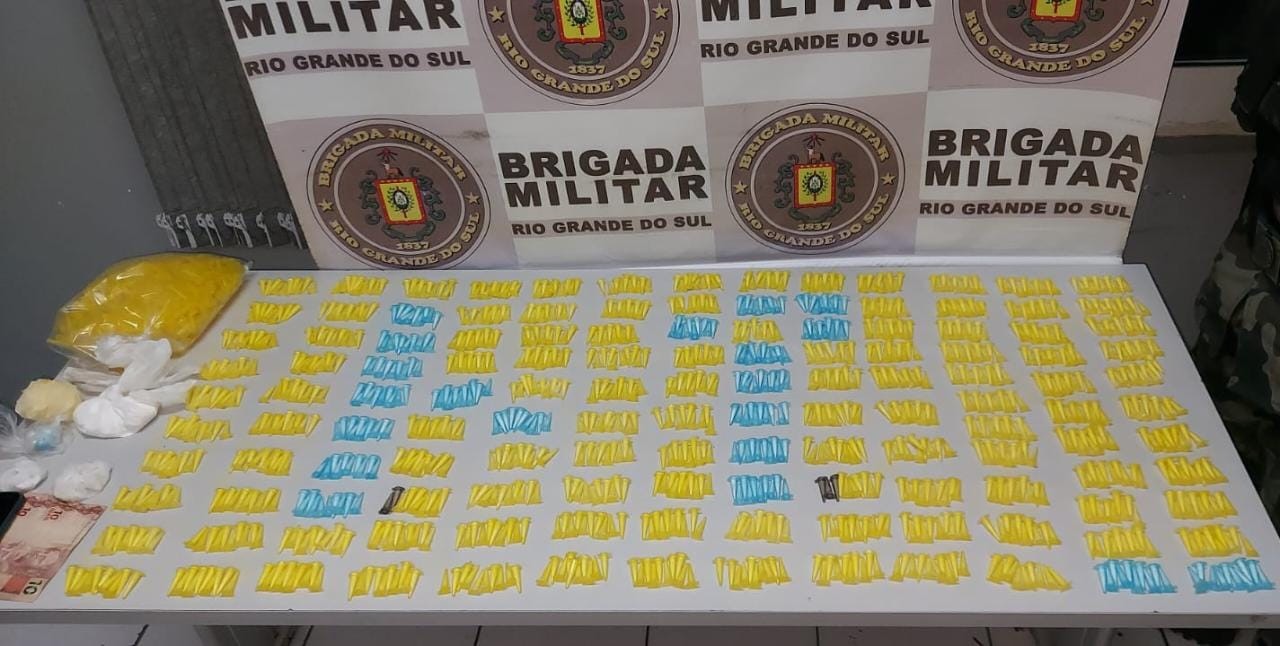 Brigada Militar prende homem por tráfico de drogas em Rio Grande