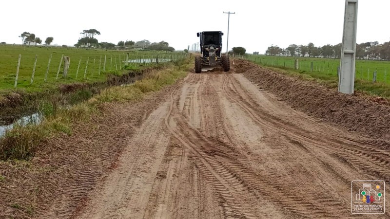 São José do Norte segue com obras para melhoria nas vias