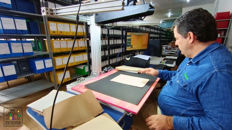 Documentos do Arquivo Público de São José do Norte estão sendo digitalizados