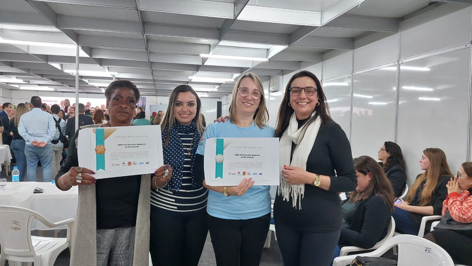 UBSF de Rio Grande recebe premiação na área de Saúde do Idoso
