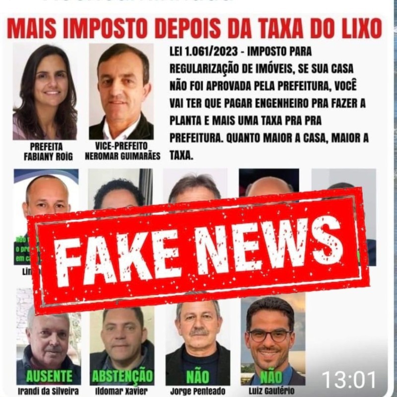 Prefeitura de São José do Norte publica nota por fake news sobre lei de regularização de imóveis