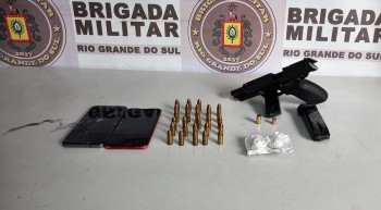 Brigada Militar prende homem por porte ilegal de arma de fogo em Rio Grande