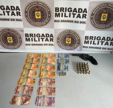 BM prende homem por porte ilegal de arma de fogo no Balneário Cassino