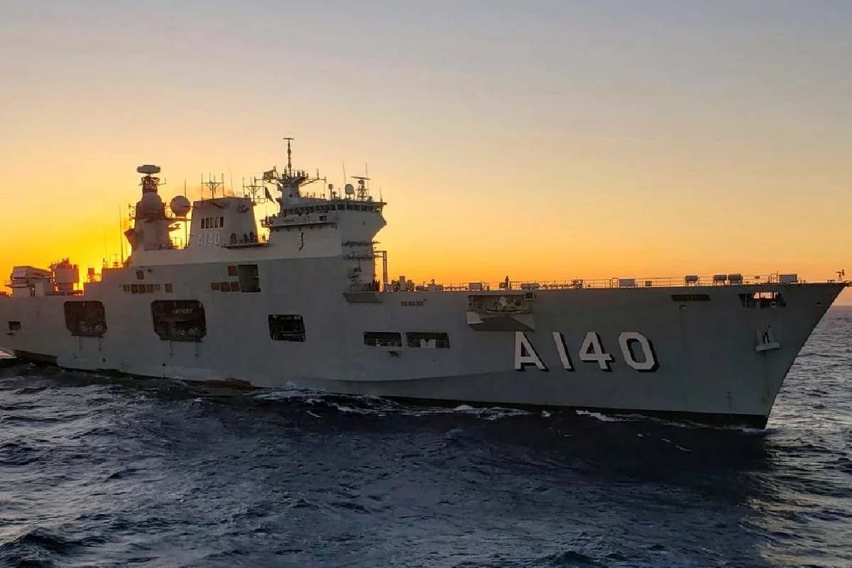 Marinha se prepara para enviar o maior navio de guerra para Rio Grande