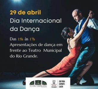 Dia Internacional da Dança contará com programação especial nesta sexta-feira (29), em Rio Grande