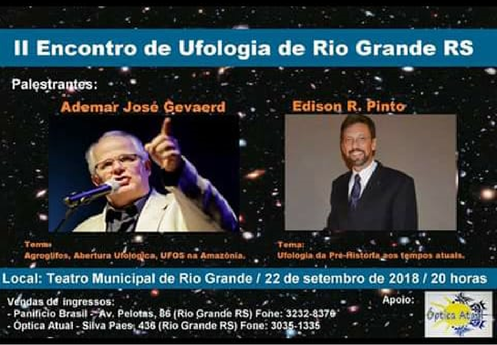 Segundo Encontro de Ufologia acontece em Rio Grande com um dos maiores ...