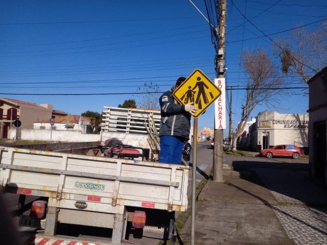 sinalização viária
