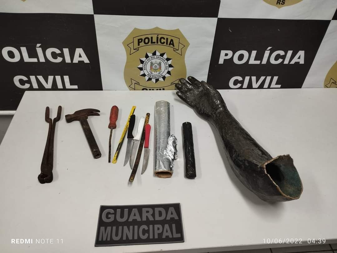 Materiais Apreendidos