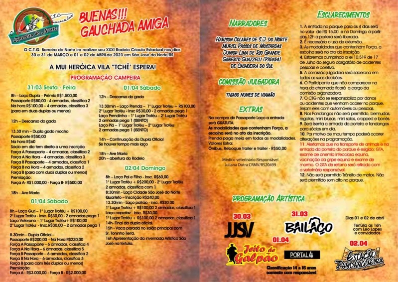 Programação Campeira
